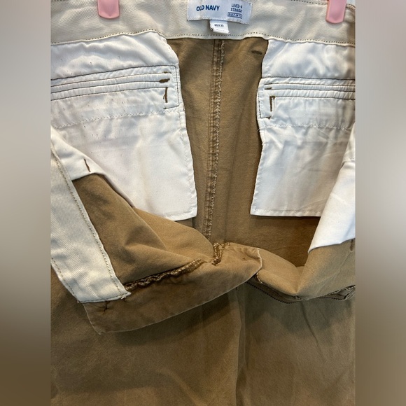 Old Navy Khaki Lived in Straight Pants (Built in Flex) - Picture 5 of 7